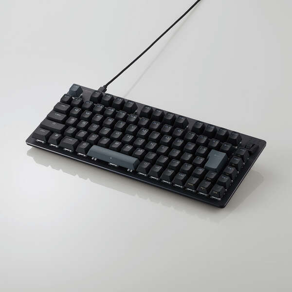 ELECOM GAMING V custom VK720Aブラック日本語配列のメーカー公式画像。